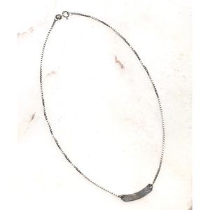 VINTAGE SILVER PENDANT And CHAIN NECKLACE